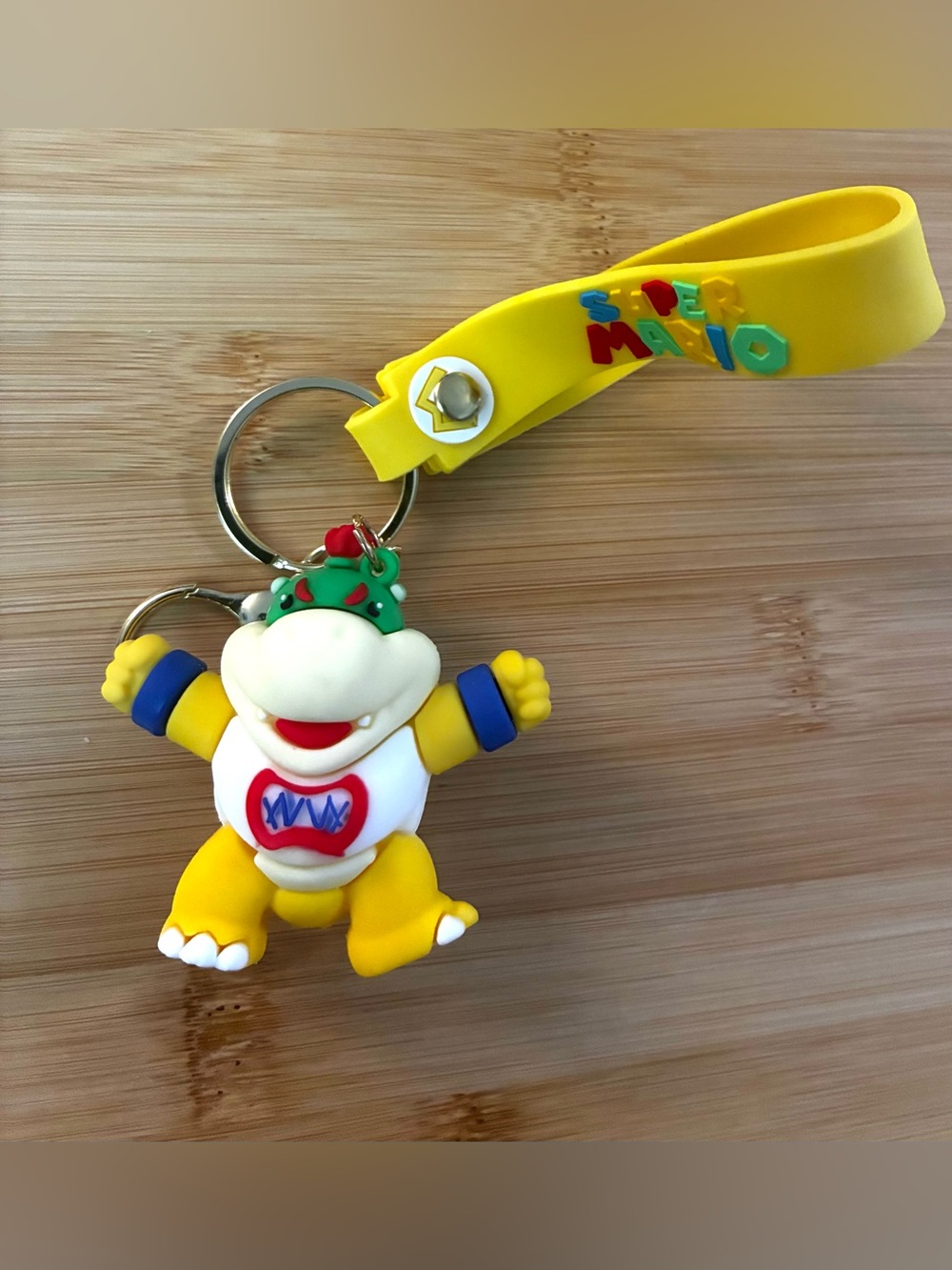 Yellow Bowser Jr. Keychain